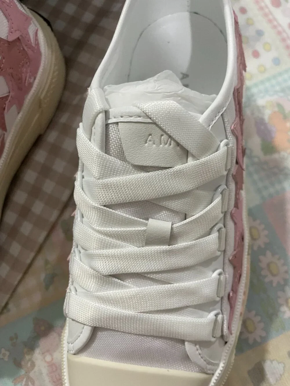 AMIRI Color-Block Star Low-Top Sneakers